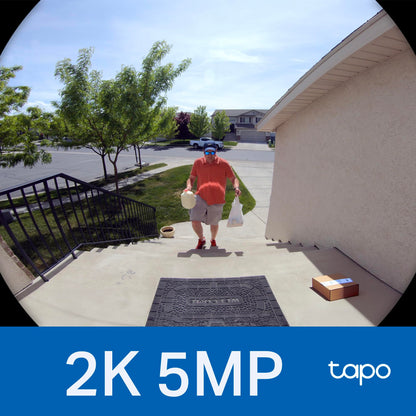 Tapo D235 Video-Türklingel mit 2K 5MP Kamera und Farb-Nachtsicht