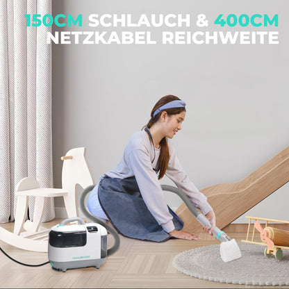 HAUSHOF StainZapper Vapo Waschsauger mit Dampffunktion