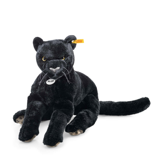 Steiff Nero Schlenker Panther Kuscheltier - 40 cm (084072): Schwarzer Plüsch-Schlenkerpanther, 40cm. Ideal zum Kuscheln und Spielen.