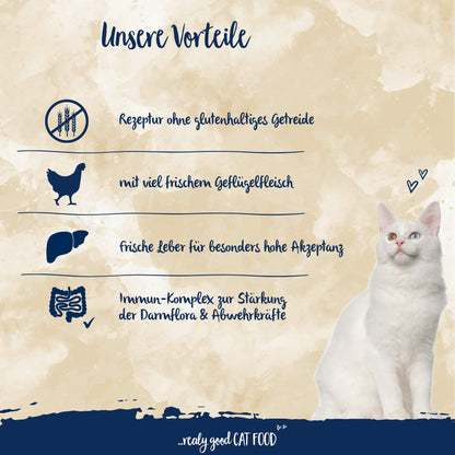 Sanabelle Adult Katzentrockenfutter mit Geflügel 10 kg