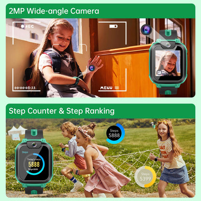 imoo Z1 Kinder-Smartwatch mit GPS, Telefonfunktion, IPX8, Grün