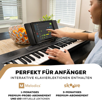 Alesis Melody 61 Digital Keyboard Piano für Einsteiger 61 Tasten