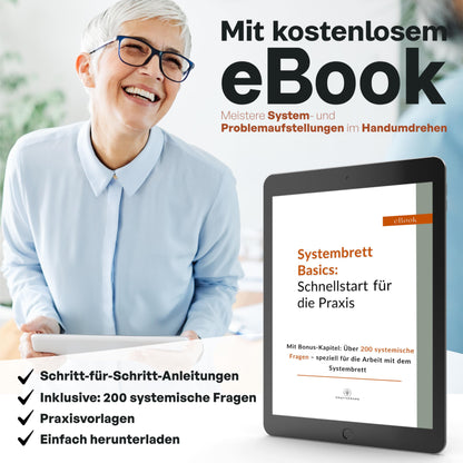 Systembrett Aufstellung Familienbrett Set – 45 Teile Holz eBook