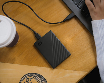 WD My Passport mobile externe Festplatte 5 TB - Schwarz