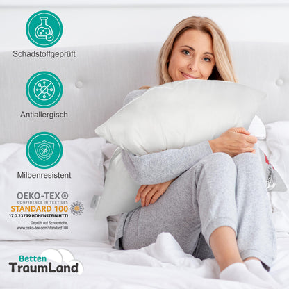 Canada Daunenkissen Plus – Medium 800g, canadische Daunen