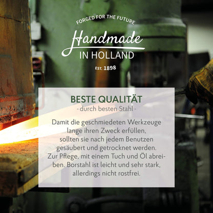 DeWit Rasenkantenstecher T-Griff 99 cm, Borstahl & Eschenholz
