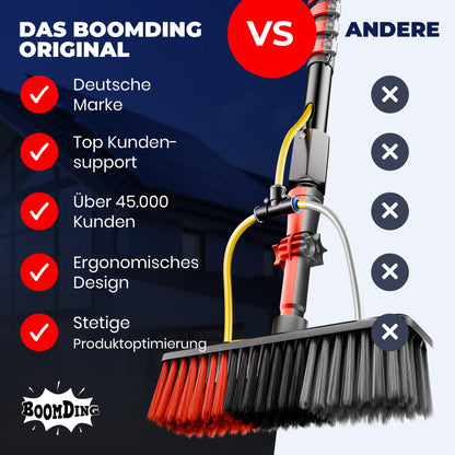 BoomDing Teleskop Waschbürste Aluminium 3.6m - PV & Wintergarten