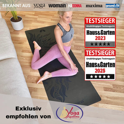 Yosana Naturkautschuk ULTRA GRIP Yogamatte 68cm 4mm