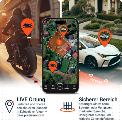PAJ GPS Vehicle Finder 1.0 4G GPS-Tracker mit Direktanschluss 9-75 V
