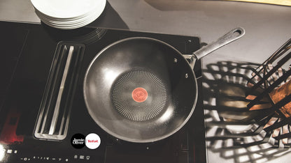 Tefal Jamie Oliver Wokpfanne 28 cm Edelstahl Antihaft Induktion