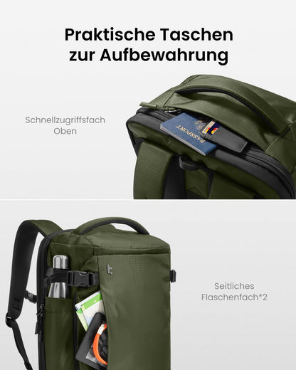 tomtoc Navigator T66 Liteway Reiserucksack 28L für 16 Zoll Laptop