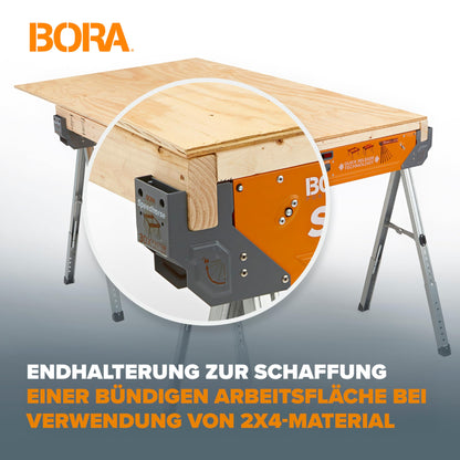 Bora Portamate Speedhorse XT Sägeböcke 2er Set höhenverstellbar Orange