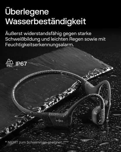 SHOKZ OpenRun Open-Ear Knochenschall-Kopfhörer mit Bluetooth