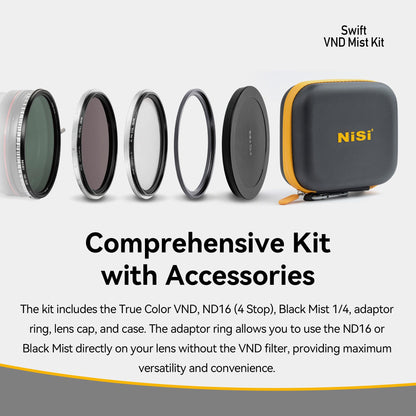 NiSi Swift VND Mist Kit 95mm – ND & Mist Filter Set
