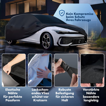 Walser Auto Abdeckplane wasserdicht Grösse 1 - Schwarz
