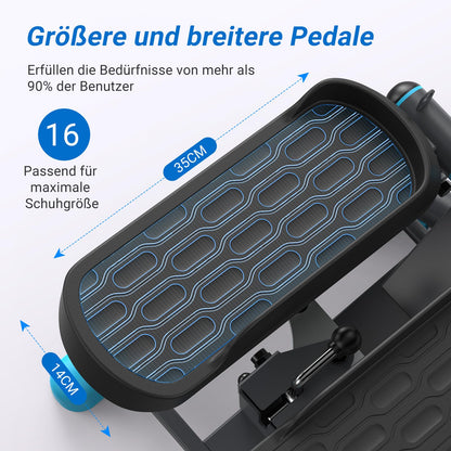 MERACH Mini Stepper Twist & Swing - mit Widerstandsbändern