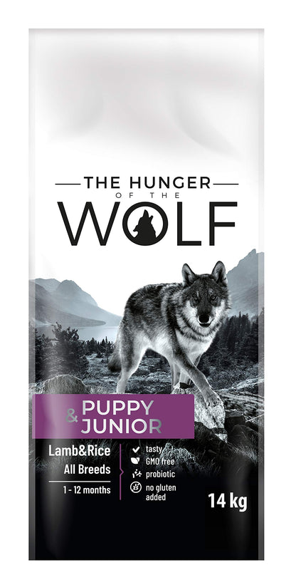 The Hunger of the Wolf Welpenfutter Trockenfutter Lamm & Reis 14 kg