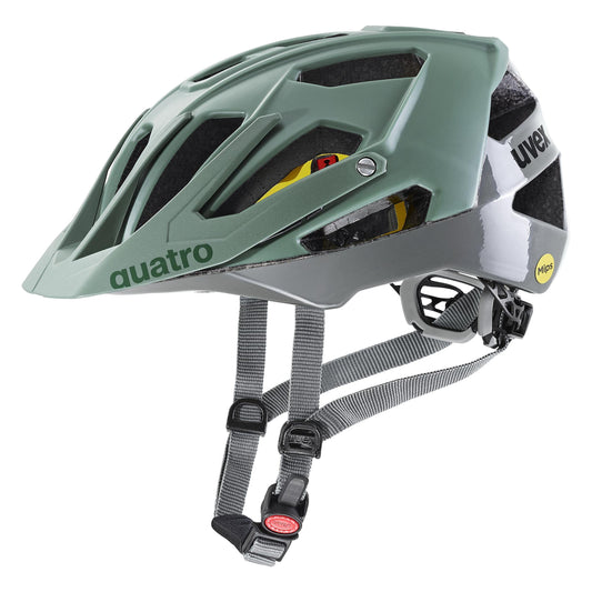 uvex Quatro cc MIPS MTB-Helm - Moss Rhino - 52-57cm