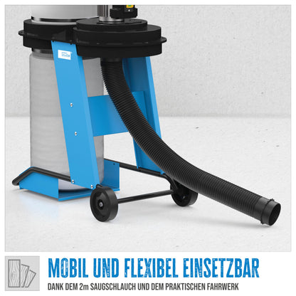 Güde Absauganlage GAA 65.1, 550 W, 1150 m³/h, 65 l, fahrbar