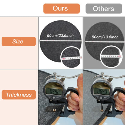 ZATOOTO Reifentaschen-Set für 4 Reifen (bis 20 Zoll) - Schwarz