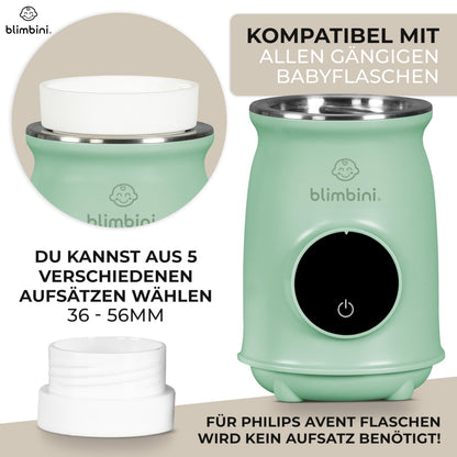 blimbini Pro+ Flaschenwärmer Baby akkubetrieben mit USB-C