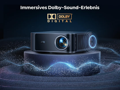 Toptro 1200 ANSI Smart Beamer 4K - Netflix Dolby Audio