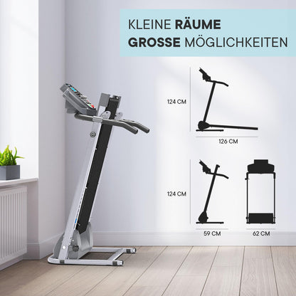 KINETIC SPORTS KST2700FX Klappbares Elektro-Laufband bis 10 km/h