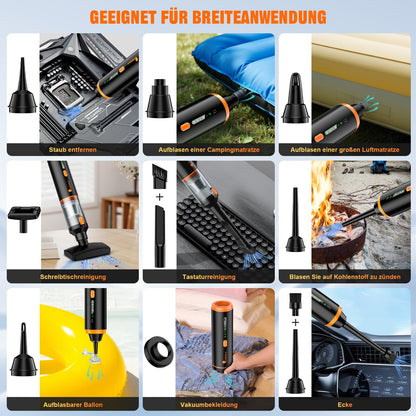 RABIGALA Akku-Handstaubsauger 4-in-1, 30000 Pa, 140 W, kabellos