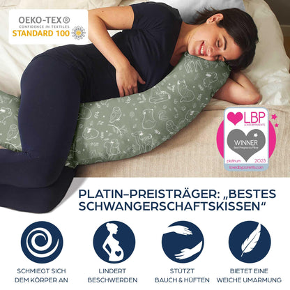 Niimo XXL Seitenschläferkissen & Schwangerschaftskissen 2-in-1