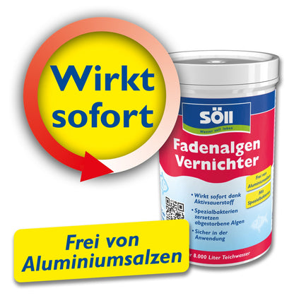 Söll FadenalgenVernichter 80589 mit Aktivsauerstoff, 2,5 kg