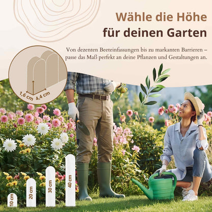 Floranica Beetumrandung 20 x 200 cm Braun, Beeteinfassung aus Holz
