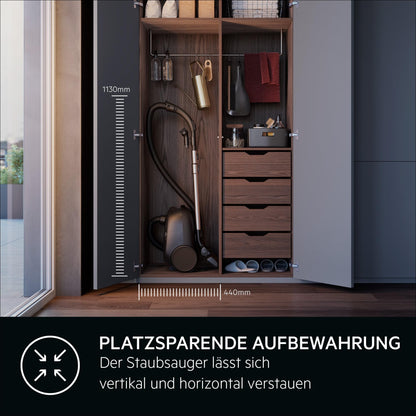 AEG CLEAN 6000 Staubsauger mit Beutel - Blau AB61C2DBS