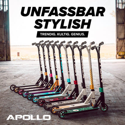 Apollo Genius Pro Stunt Scooter – Kickscooter für Kinder ab 6 Jahre