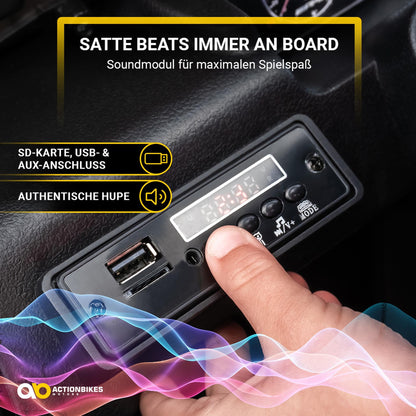 Actionbikes Motors Mercedes AMG G63 Kinder Elektroauto - Schwarz