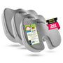 feela.® Orthopädisches Ergonomisches Sitzkissen – 3er Set Medium. Konturierte, graue Kissen zur Haltungsunterstützung und Druckentlastung.