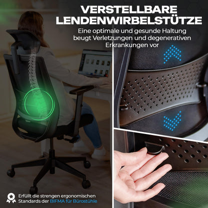 VALKENSTOL M2 Ergonomischer Bürostuhl – Testsieger Homeoffice