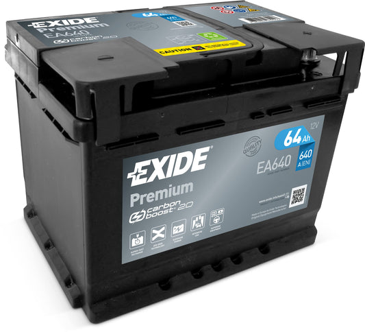 Exide EA640 Premium Autobatterie - 12V 64Ah