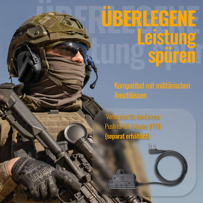 Earmor M32 PLUS 2025 taktisches Gehörschutz-Headset - Grün
