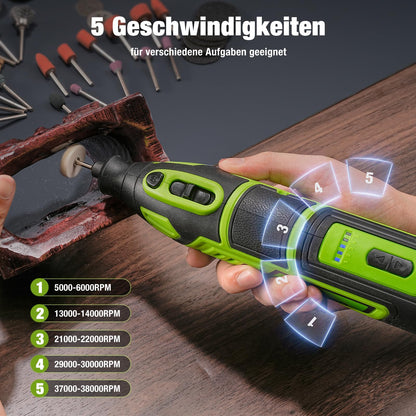 ETOOLAB RT12 Akku-Multifunktionswerkzeug 12V, 140-tlg. Zubehör-Set