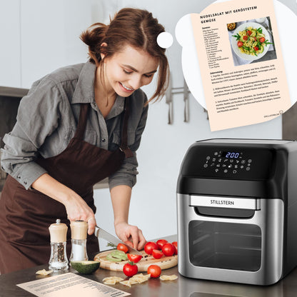Stillstern Heissluftfritteuse XXL 12L Air Fryer ohne Öl