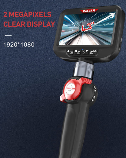 Ralcam Inspektionskamera 8.5mm 4.3" HD 1080P - 1m