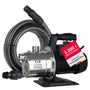 T.I.P. Gartenpumpe Clean Jet 1000 Plus Edelstahl mit Ansauggarnitur und Tragegriff