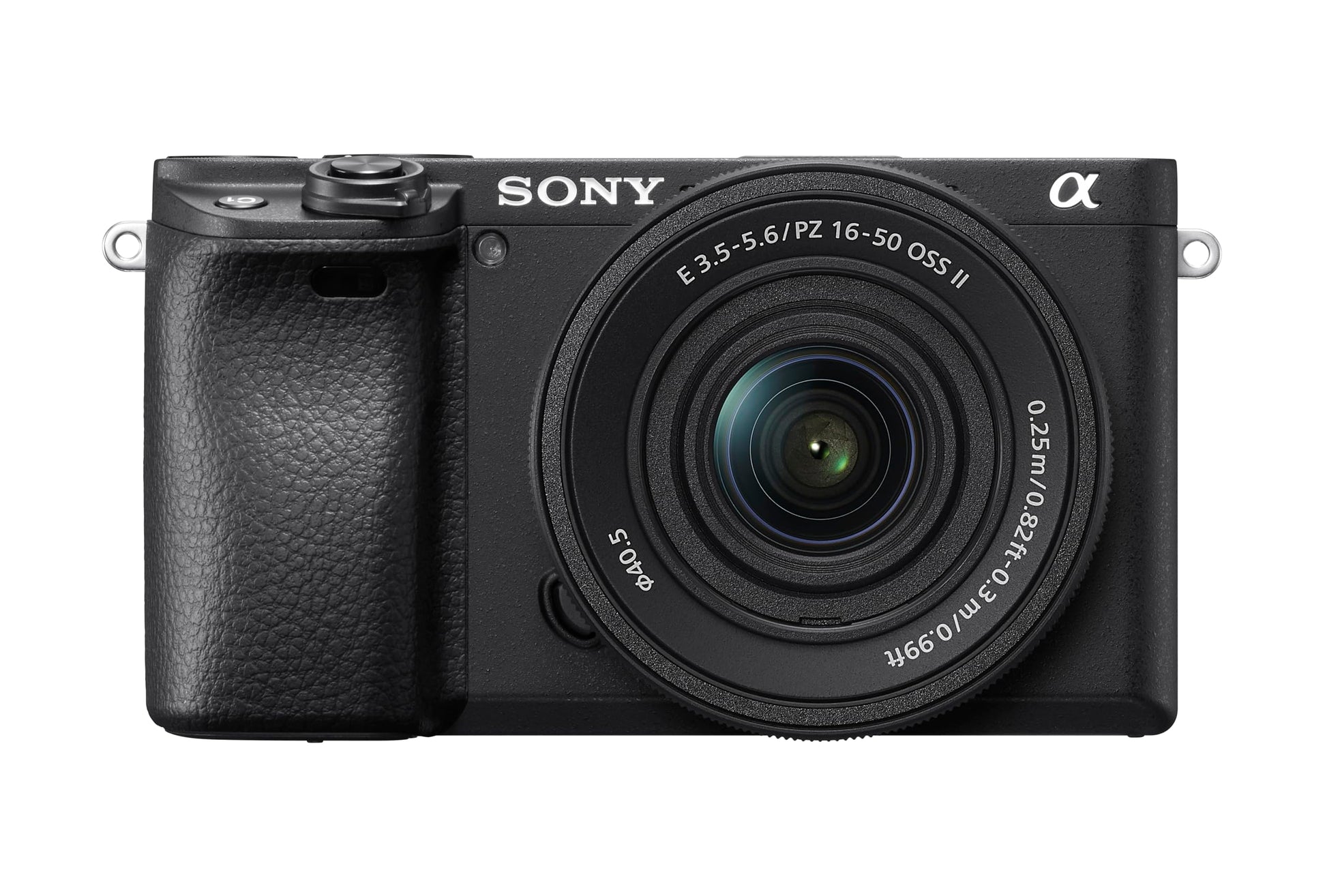 Sony Alpha 6400 mit 16-50mm Objektiv, spiegellose APS-C Systemkamera – kompakte Kamera mit klappbarem Touchscreen