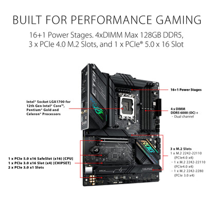 ASUS ROG STRIX B660-F Gaming WIFI Mainboard