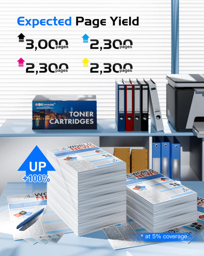 GPC IMAGE TN248XL Kompatible Tonerkartuschen Set - 4er-Pack