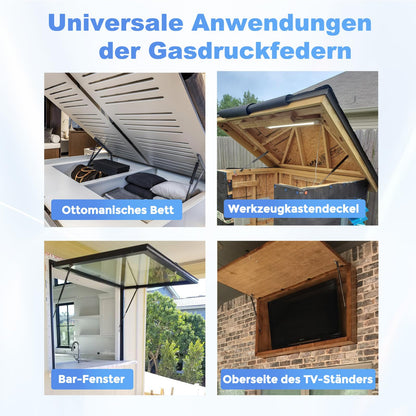 ARANA Gasdruckfeder 700mm 1250N (127kg) – 2 Stück