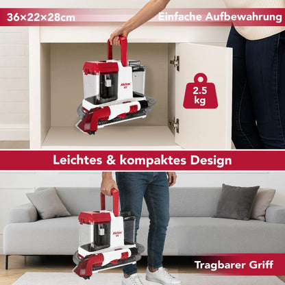 Akitas X5 Waschsauger & Polsterreiniger mit 2-Tank-System