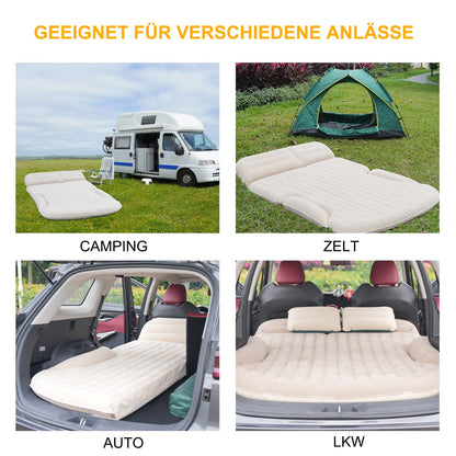 KMZ Automatratze für Rückbank & Kofferraum – Beige/Kaffee