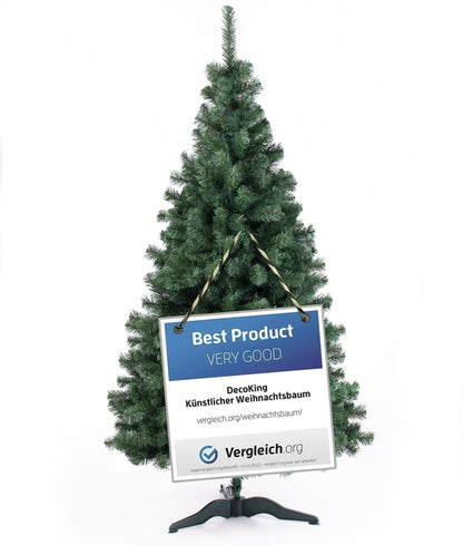 DecoKing Lena Künstlicher Weihnachtsbaum 220 cm Grün