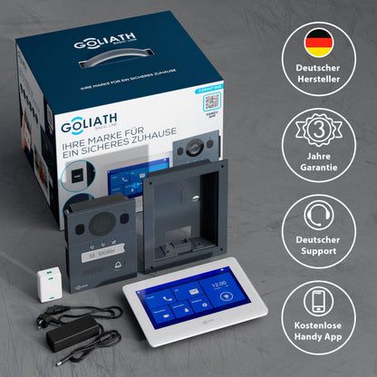 Goliath Videotürsprechanlage mit Kamera - 7 Zoll Monitor